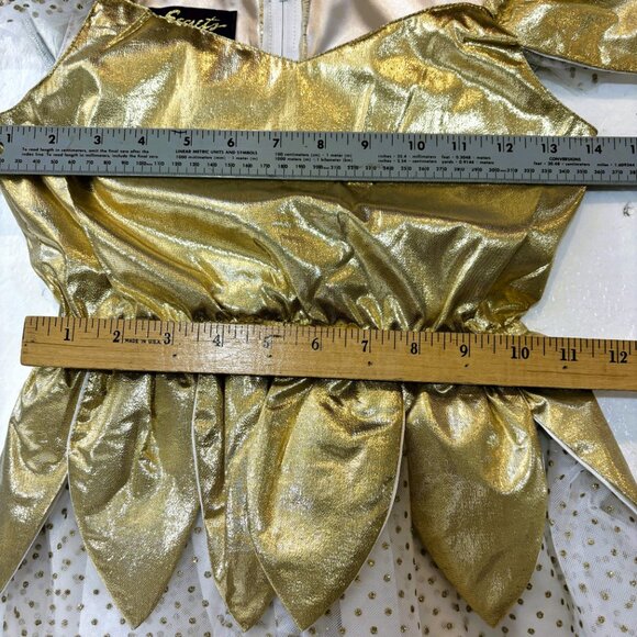 Golden Tinker Bell Fairy Dress Secrets Nunley Collection Child NWT NOS - Picture 13 of 15